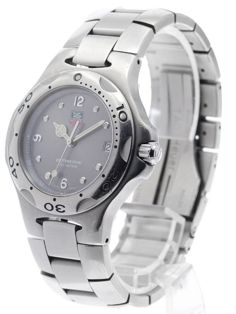 TAG HEUER Kylium WL1111 Date Gray Dial Quartz Men's Watch_971011